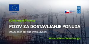 Poziv za dostavljanje ponuda za izradu ESCO studija izvodljivosti za 24 projekta u javnom sektoru u BiH
